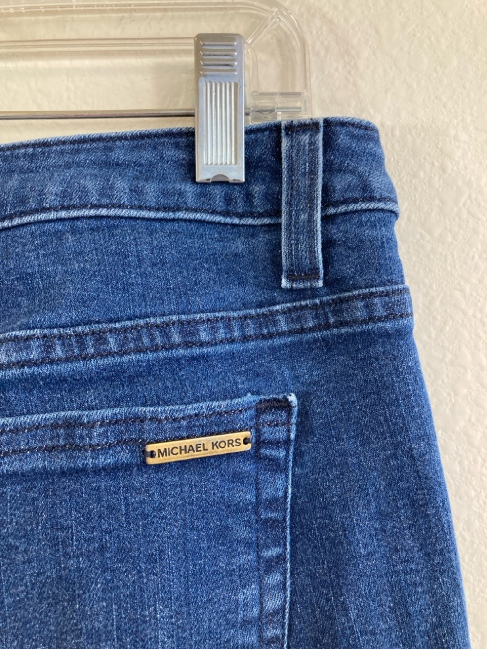 Michael Kors Selma Skinny Jeans Women’s Size 12 Denim Blue Stretch - Picture 8 of 13